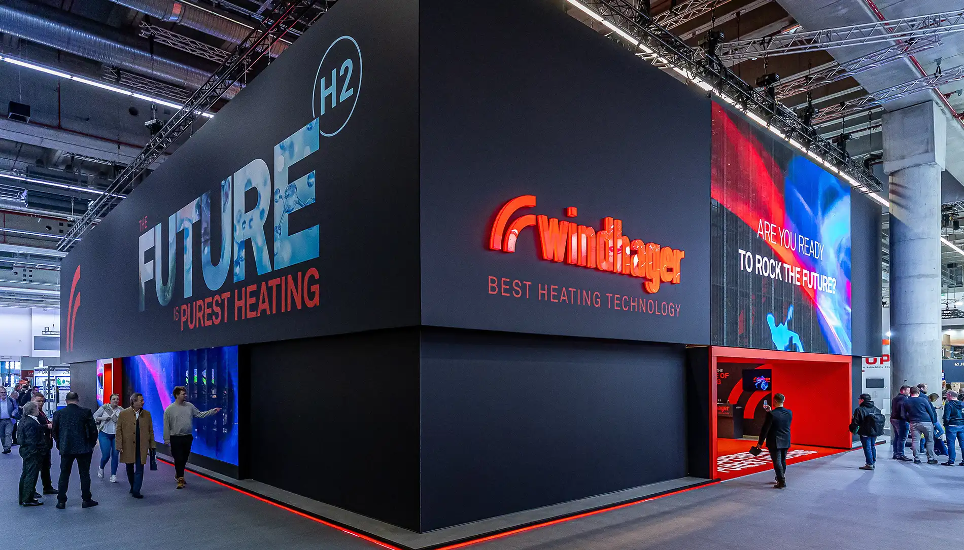 Windhager exhibition area at ISH 2025 in Frankfurt 
