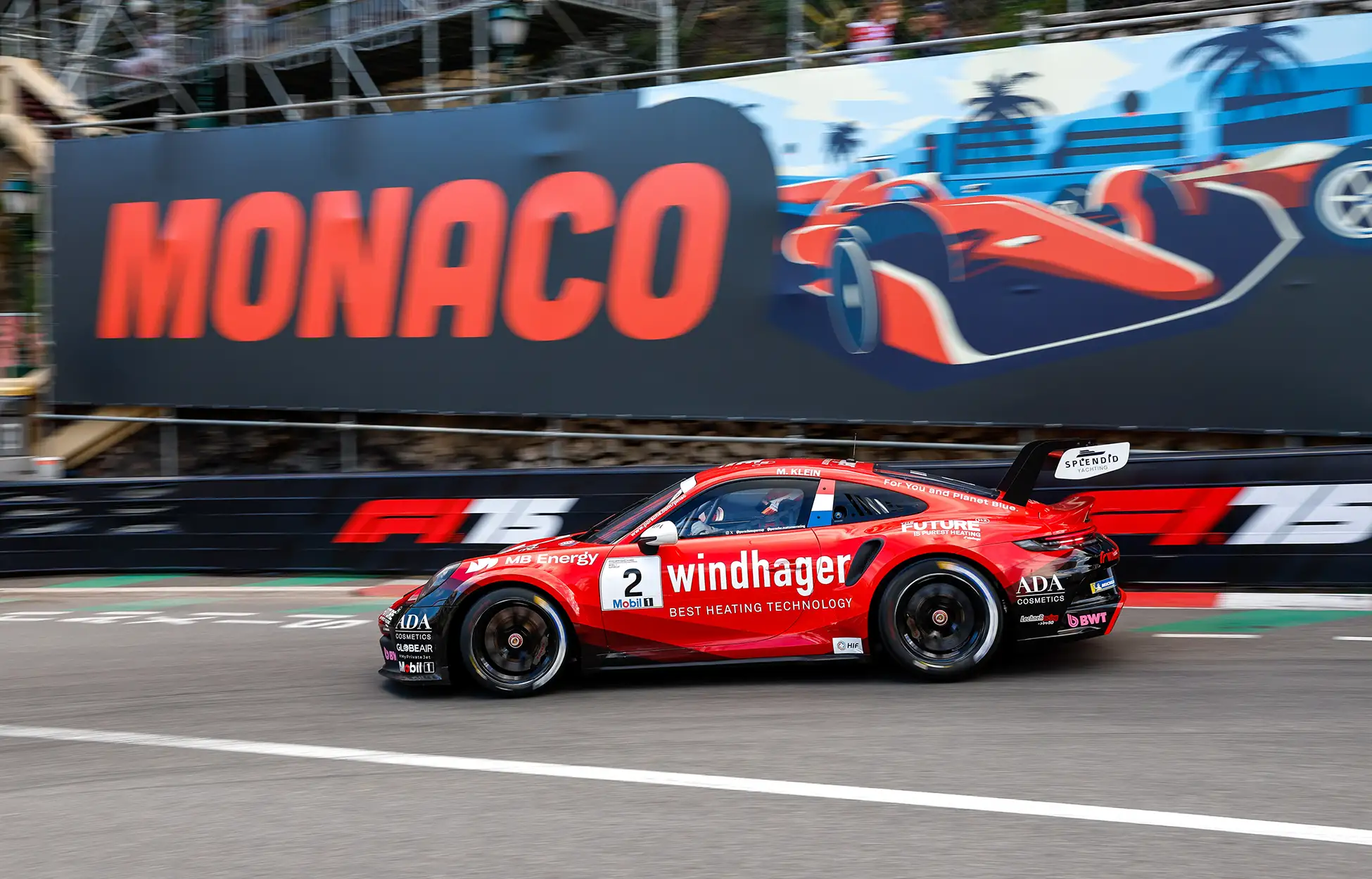 Windhager Porsche team at Monaco