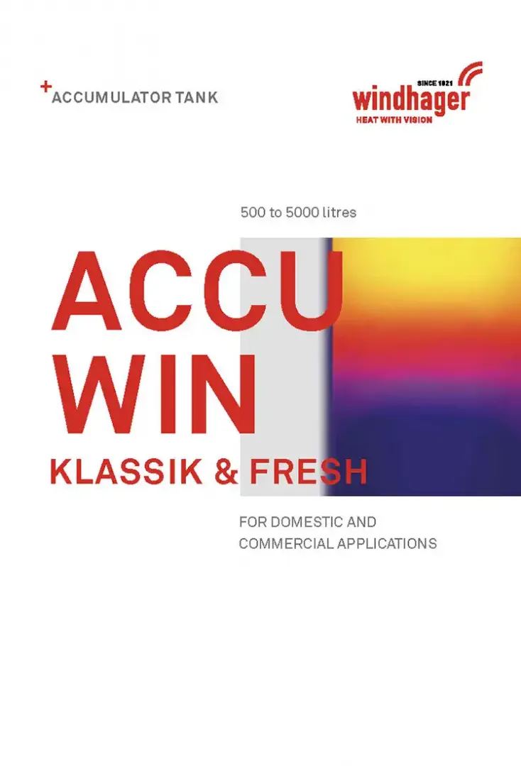 Windhager AccuWIN Brochure Cover
